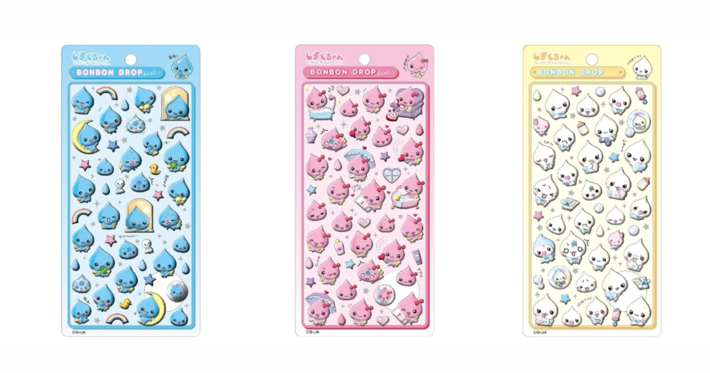 「しずくちゃん」のボンボンドロップシールはどこに売ってる？売っている場所を徹底調査